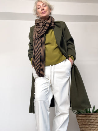 Cappottino con tasche applicate