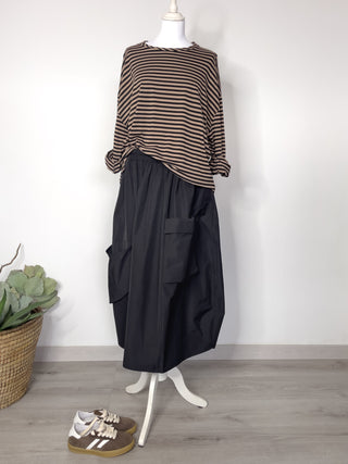 T-shirt manica lunga a righe