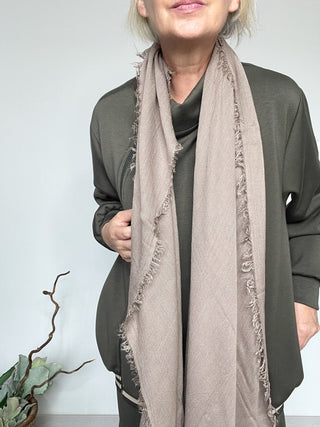 Stola tinta unita in viscosa