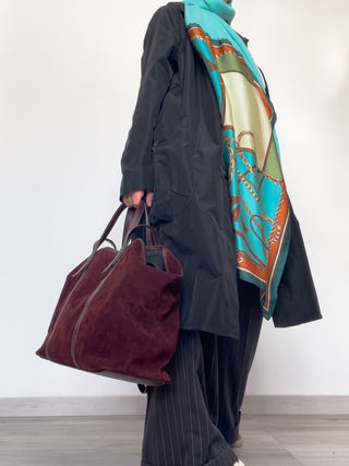 Sciarpa con doppio foulard