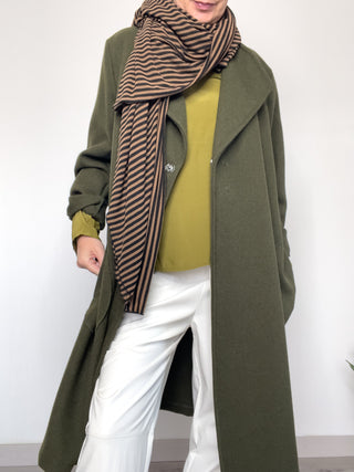 Cappottino con tasche applicate