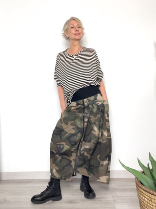 T-shirt manica lunga a righe