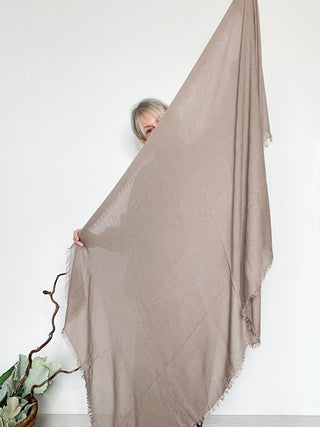 Stola tinta unita in viscosa