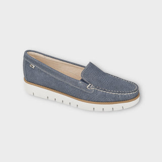 Mocassino suede denim