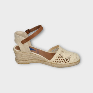 Espadrillas crochet con zeppa MALENA - La scarpolina scalza