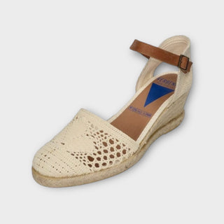 Espadrillas crochet con zeppa MALENA - La scarpolina scalza
