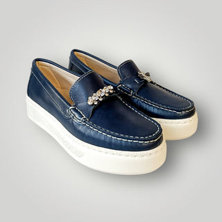 Mocassino platform con applicazioni - La scarpolina scalza
