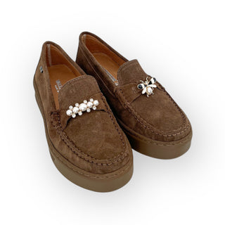 Mocassino suede con applicazioni - La scarpolina scalza