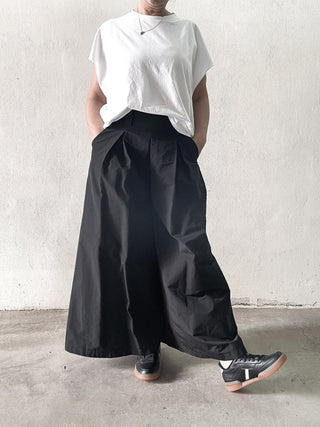 Pantalone largo in tessuto memory - La scarpolina scalza