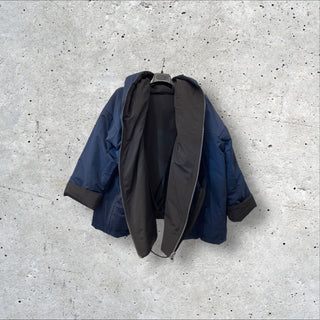 Piumino kimono bicolore - La scarpolina scalza