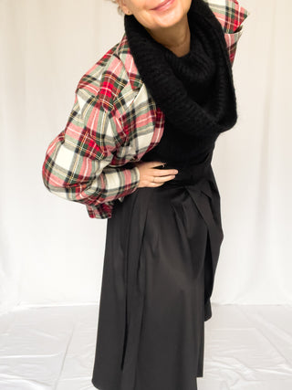 Cappottino corto in flanella