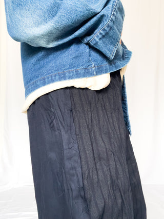 Giubbotto in denim stonewashed