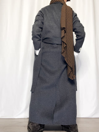 Cappotto lungo taglio vestaglia