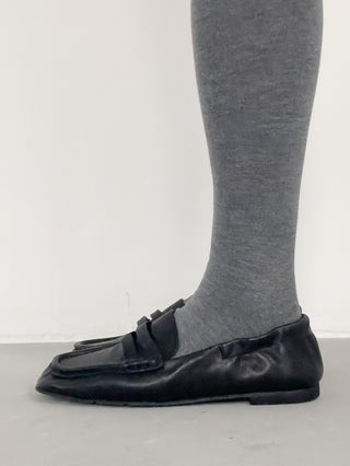 Mocassino morbido in nappa con tallone elasticizzato