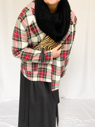 Cappottino corto in flanella