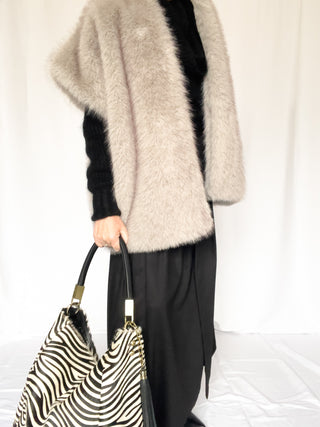 Gilet over in ecopelliccia