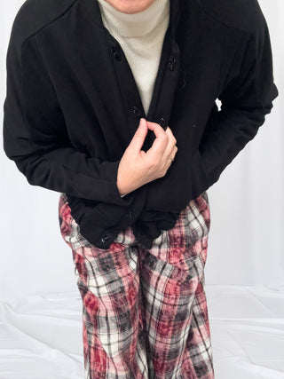 Bomber in felpa di cotone pesante