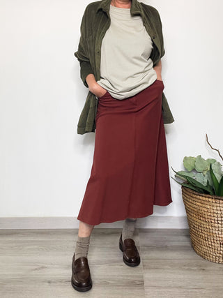 Giacca-camicia in velluto a coste