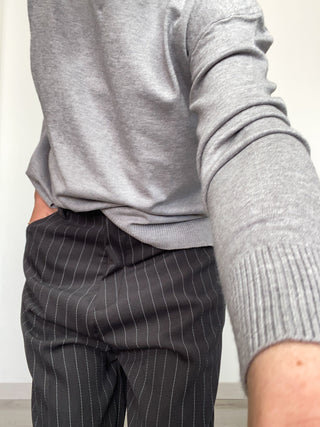 Maglia girocollo in viscosa