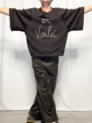 Felpa con ricamo ET VOILÀ