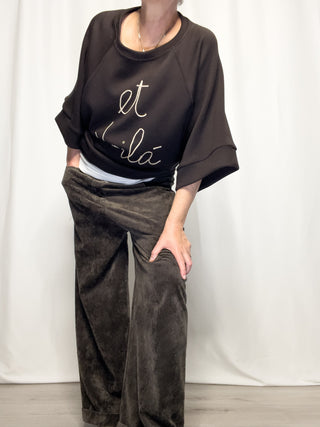 Felpa con ricamo ET VOILÀ