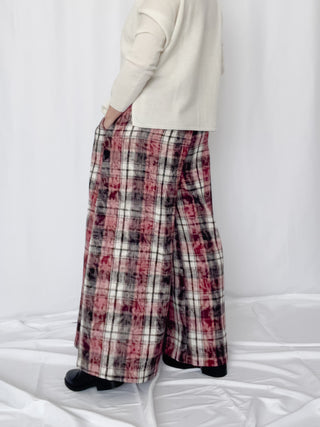 Pantalone scozzese morbido in fustagno