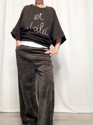 Felpa con ricamo ET VOILÀ