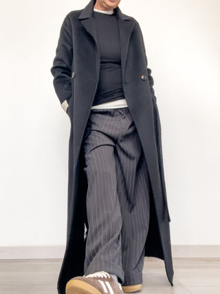 Cappotto lungo taglio vestaglia