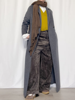 Cappotto lungo taglio vestaglia