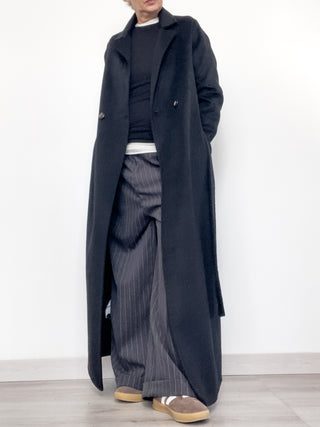 Cappotto lungo taglio vestaglia