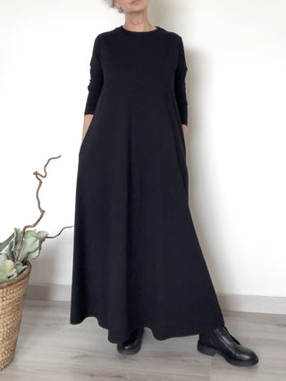 Maxi dress con zip