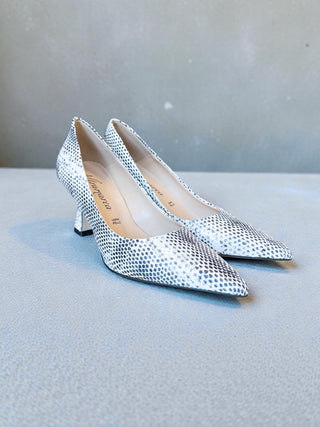 Décolleté con tacco a rocchetto 7 cm