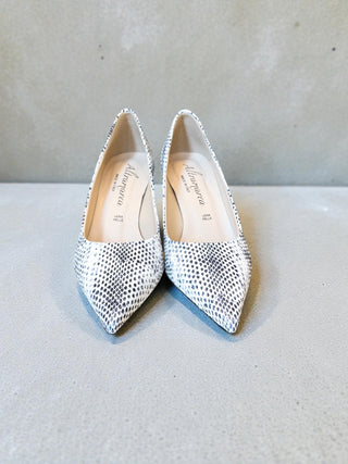 Décolleté con tacco a rocchetto 7 cm