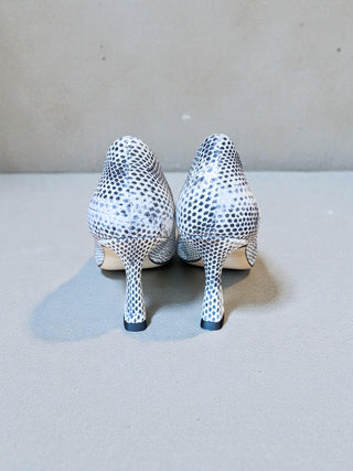 Décolleté con tacco a rocchetto 7 cm