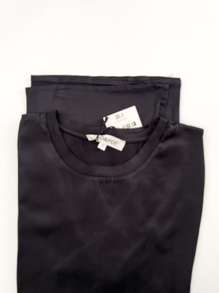 T-shirt in raso di viscosa – manica lunga