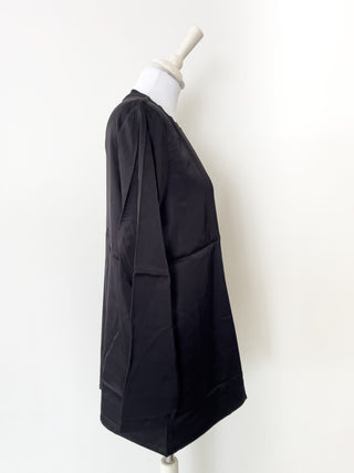 T-shirt in raso di viscosa – manica lunga