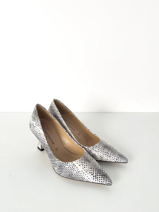 Décolleté con tacco a rocchetto 7 cm