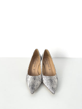 Décolleté con tacco a rocchetto 7cm