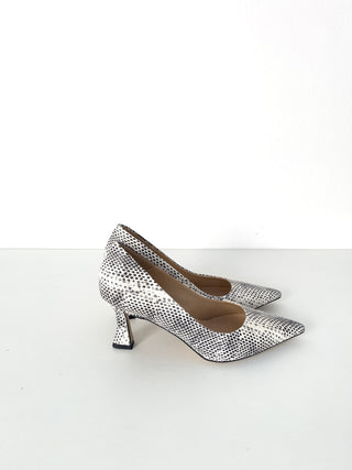 Décolleté con tacco a rocchetto 7cm