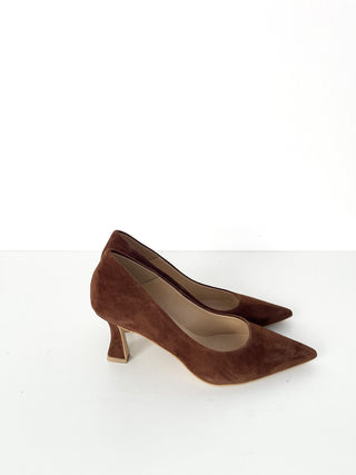 Décolleté con tacco a rocchetto 7cm
