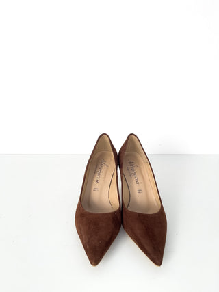 Décolleté con tacco a rocchetto 7cm