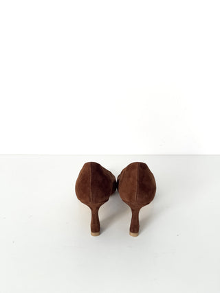 Décolleté con tacco a rocchetto 7cm