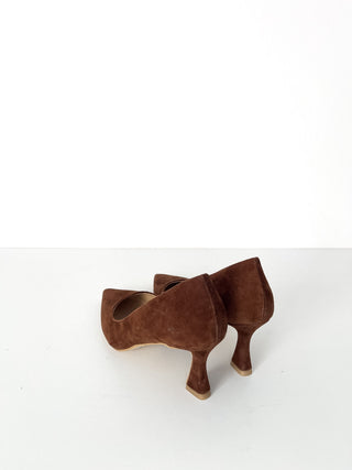 Décolleté con tacco a rocchetto 7cm