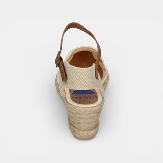 Espadrillas crochet con zeppa MALENA
