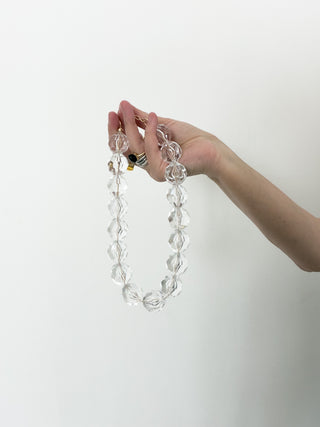 Collana in resina effetto cristallo