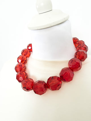 Collana in resina effetto cristallo