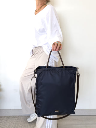 Shopping bag in nylon tecnico