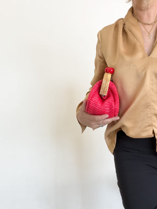 Clutch con maxi boules