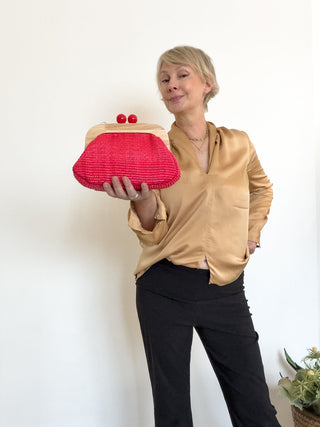 Clutch con maxi boules