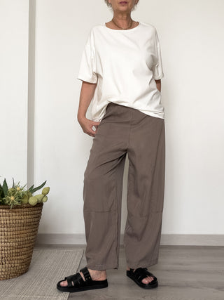Pantalone wide leg a T Teodora